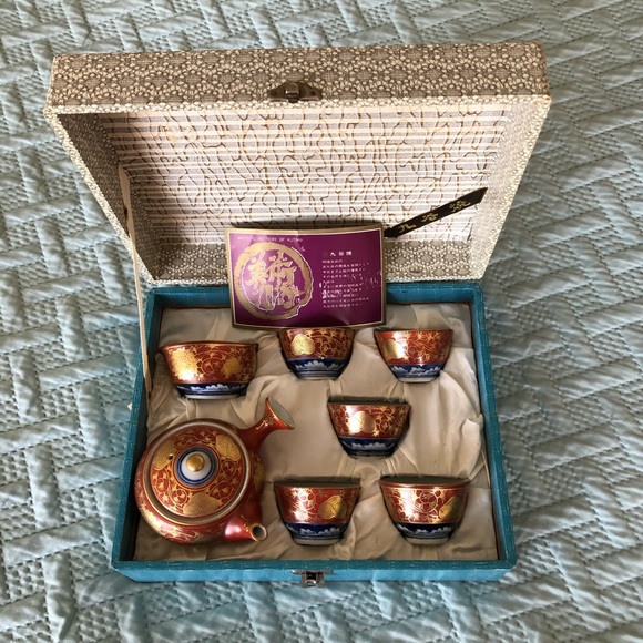 Vintage Other - Vintage Japanese tea 🍵 set in storage box.